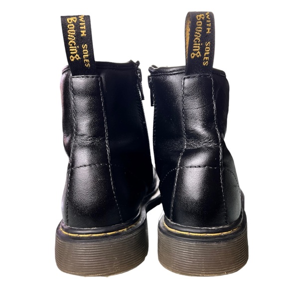 Doc DR Martens Delaney Boots 1460 Lace-Up black combat Unisex Kids Size 3 - Picture 6 of 17
